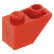 LEGO tetőelem fordított 45°-os 2×1, piros (3665)